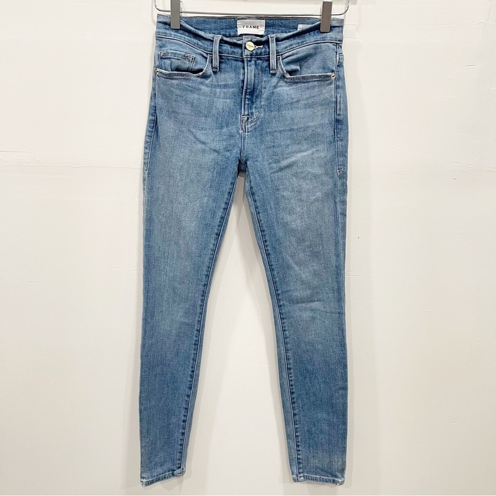 Frame Denim Le Skinny De Jeanne Crop Jeans Size 25
